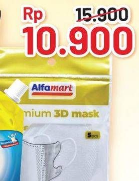 Promo Harga ALFAMART Premium 3D Mask  - Alfamart