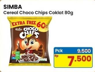 Promo Harga Simba Cereal Choco Chips Coklat 80 gr - Indomaret