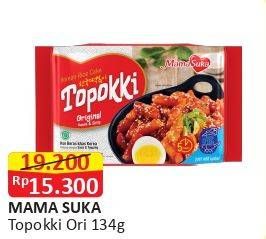 Promo Harga MAMASUKA Topokki Instant Ready To Cook Original 134 gr - Alfamart