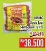 Promo Harga KIMBO Sosis Sapi Serbaguna 12 pcs - Hypermart