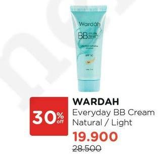 Promo Harga WARDAH Everyday BB Cream Natural/Light  - Watsons