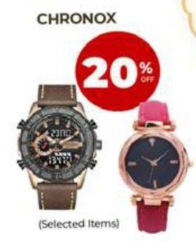 Promo Harga CHRONOX Watches  - Carrefour