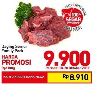 Promo Harga Daging Semur Family Pack per 100 gr - Carrefour