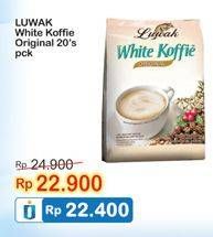 Promo Harga Luwak White Koffie Original 20 sachet - Indomaret