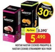 Promo Harga Nabati Nextar Cookies Nastar Pineapple Jam, Strawberry Jam 106 gr - Superindo