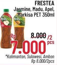 Promo Harga FRESTEA Minuman Teh Jasmine, Madu, Apel, Markisa per 2 botol 350 ml - Alfamidi