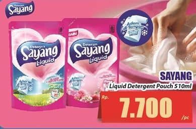 Promo Harga Sayang Liquid Detergent 625 ml - Hari Hari