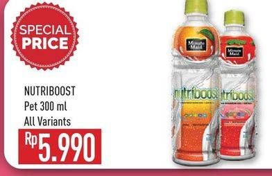 Promo Harga MINUTE MAID Nutriboost All Variants 300 ml - Hypermart