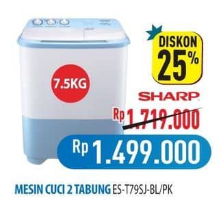 Promo Harga Sharp ES-T79SJ-BL/PK  - Hypermart