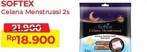Promo Harga Softex Celana Menstruasi All Size 2 pcs - Alfamart
