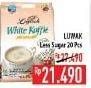 Promo Harga Luwak White Koffie Premium Less Sugar per 20 sachet - Hypermart
