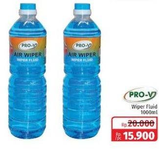 Promo Harga PRO-V Air Wiper 1000 ml - Lotte Grosir