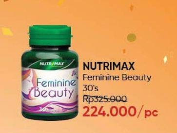 Promo Harga NUTRIMAX Feminine Beauty 30 pcs - Guardian