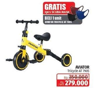 Promo Harga AVIATOR Tricycle AT 7905  - Lotte Grosir