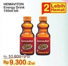 Promo Harga HEMAVITON Energi Drink per 2 botol 150 ml - Indomaret