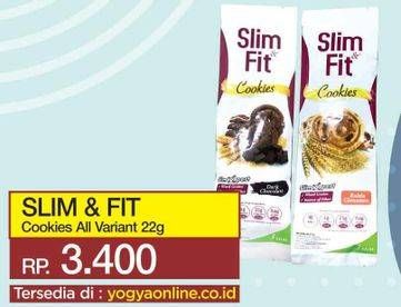 Promo Harga SLIM & FIT Cookies All Variants 22 gr - Yogya