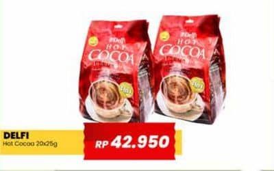 Delfi Hot Cocoa Indulgence per 20 sachet 25 gr Harga Promo Rp42.950