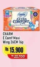 Promo Harga Charm Extra Comfort Maxi Long Wing 26cm 16 pcs - Alfamart