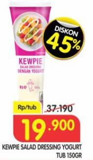 Promo Harga Kewpie Saus Manis Salad Dressing Yogurt 150 gr - Superindo