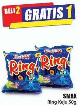 Promo Harga SMAX Snack Ring Keju 50 gr - Hari Hari