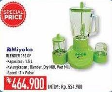 Promo Harga MIYAKO BL 152 Blender GF 1500 ml - Hypermart