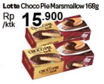 Promo Harga LOTTE Chocopie Marshmallow 168 gr - Carrefour