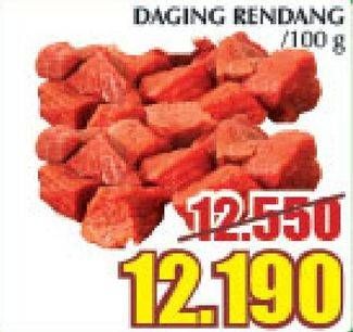 Promo Harga Daging Rendang Sapi per 100 gr - Giant