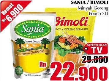 Promo Harga SANIA/ BIMOLI Minyak Goreng 2ltr  - Giant