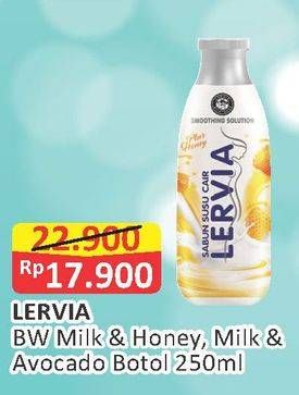 Promo Harga LERVIA Lotion Milk Honey, Milk Avocado 250 ml - Alfamart