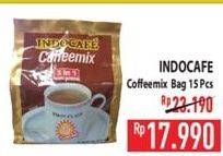 Promo Harga Indocafe Coffeemix 3in1 per 15 sachet 20 gr - Hypermart