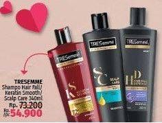 Promo Harga TRESEMME Shampoo Hair Fall Control, Keratin Smooth, Scalp Care 340 ml - LotteMart