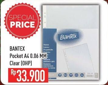 Promo Harga BANTEX Pocket FC/20 Clearty PE8843  - Hypermart