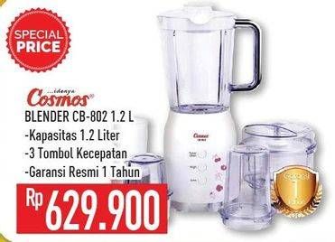 Promo Harga COSMOS CB 802 | Blender  - Hypermart