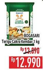 Promo Harga Bogasari Tepung Terigu Cakra Kembar 1000 gr - Hypermart