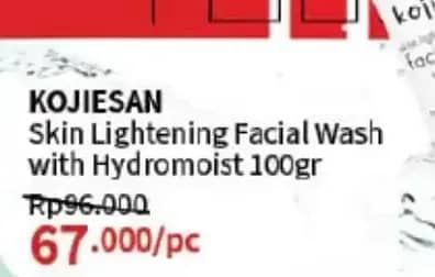 Promo Harga Kojie San Skin Lightening Facial Wash with Hydromoist 100 ml - Guardian