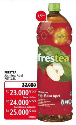 Promo Harga FRESTEA Minuman Teh Original, Apple 1500 ml - Alfamidi