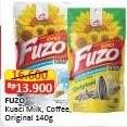Promo Harga Fuzo Kuaci Milk, Original, Coffee 150 gr - Alfamart
