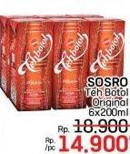 Promo Harga Sosro Teh Botol Original 200 ml - LotteMart