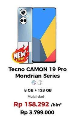 Promo Harga Tecno Camon 19 Pro Mondrian Series 8GB + 128GB  - Erafone