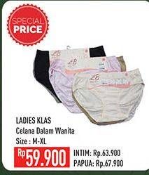 Promo Harga LADIES KLAS Celana Dalam Wanita  - Hypermart
