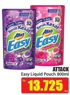 Promo Harga ATTACK Easy Detergent Liquid 800 ml - Hari Hari
