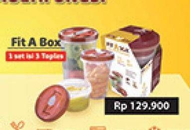 Promo Harga FIT A BOX Food Storage Container  - Alfamart
