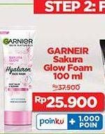 Promo Harga Garnier Sakura White Foam 100 ml - Indomaret