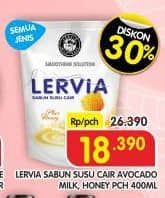 Promo Harga Lervia Sabun Cair Susu  All Variants 400 ml - Superindo