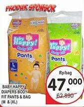 Promo Harga BABY HAPPY Body Fit Pants M, XL  - Superindo