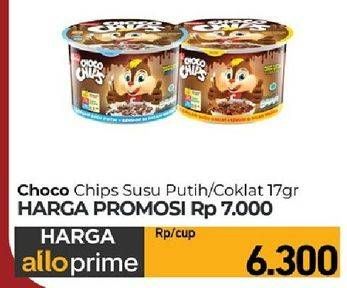 Promo Harga Simba Cereal Choco Chips Susu Putih, Susu Coklat 20 gr - Carrefour