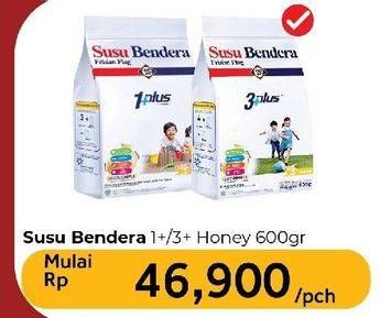 Promo Harga Susu Bendera 1+/3+ Susu Pertumbuhan  - Carrefour