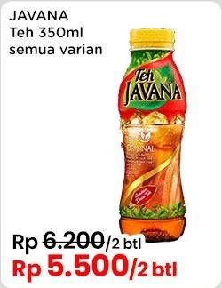 Promo Harga Javana Minuman Teh All Variants 350 ml - Indomaret