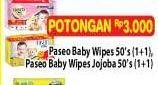 Promo Harga Baby Wipes / Jojoba 50s (1+1)  - Hypermart