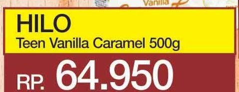 Promo Harga HILO Teen Vanilla Caramel 500 gr - Yogya